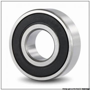 30 mm x 62 mm x 16 mm  skf 6206 N Deep groove ball bearings