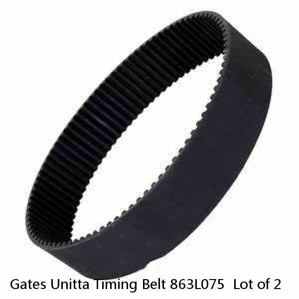 Gates Unitta Timing Belt 863L075  Lot of 2 