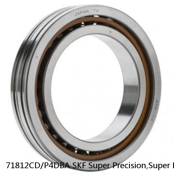 71812CD/P4DBA SKF Super Precision,Super Precision Bearings,Super Precision Angular Contact,71800 Series,15 Degree Contact Angle #1 small image