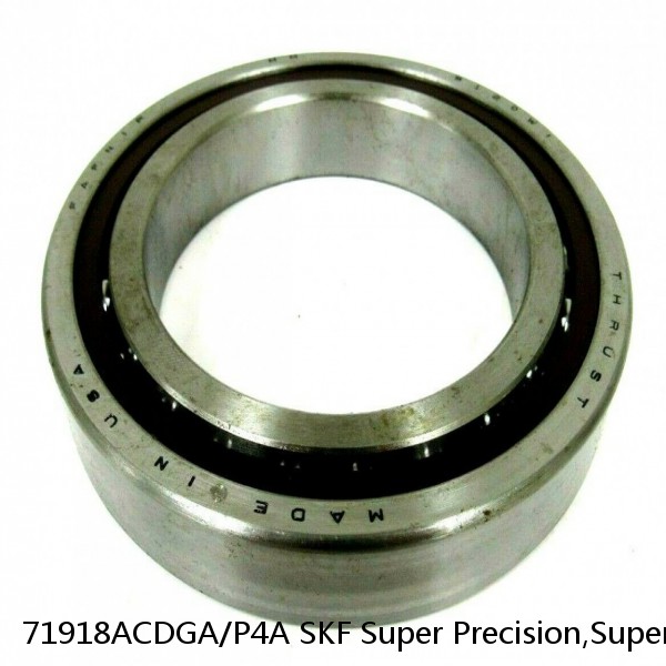 71918ACDGA/P4A SKF Super Precision,Super Precision Bearings,Super Precision Angular Contact,71900 Series,25 Degree Contact Angle #1 small image