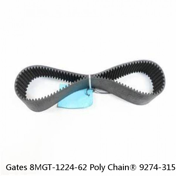 Gates 8MGT-1224-62 Poly Chain® 9274-3153 GT Belt - 153 Teeth #1 small image