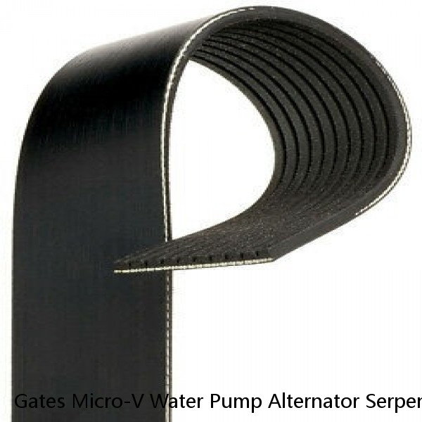 Gates Micro-V Water Pump Alternator Serpentine Belt for 1987-1999 Toyota sz #1 small image