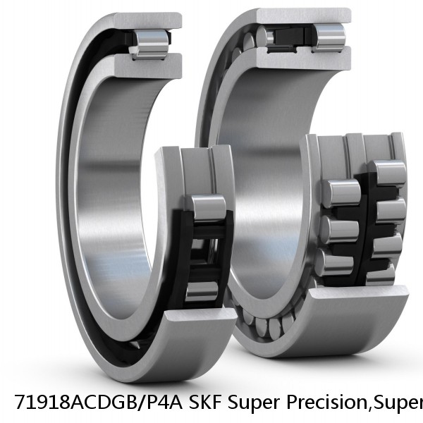 71918ACDGB/P4A SKF Super Precision,Super Precision Bearings,Super Precision Angular Contact,71900 Series,25 Degree Contact Angle #1 image