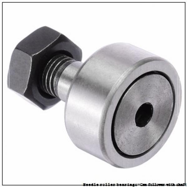 NTN KRV16LL/3AS Needle roller bearings-Cam follower with shaft #2 image