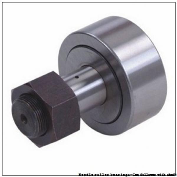 NTN KRV16F/3AS Needle roller bearings-Cam follower with shaft #1 image