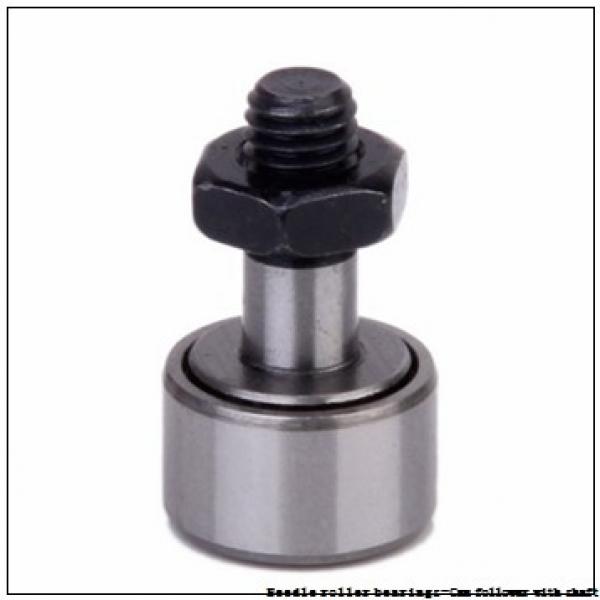 NTN KRV16FLLD0H/L588 Needle roller bearings-Cam follower with shaft #3 image