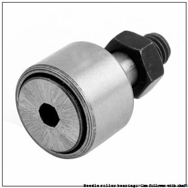 NTN KRV16FLL/3AS Needle roller bearings-Cam follower with shaft #1 image