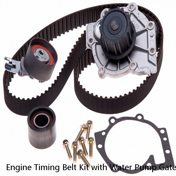 Engine Timing Belt Kit with Water Pump Gates TCKWP328N #1 image